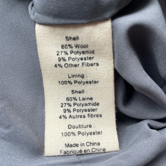 L’Agence Diana Skinny Lapel Blazer, Metallic Gray, Size 10 - Picture 15 of 16